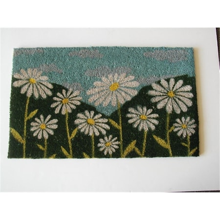 Dare2Decor 0.9" Daisy Doormat DA3503113